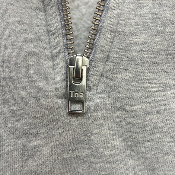 Aritzia TNA Grey Half Zip - Picture 5 of 10